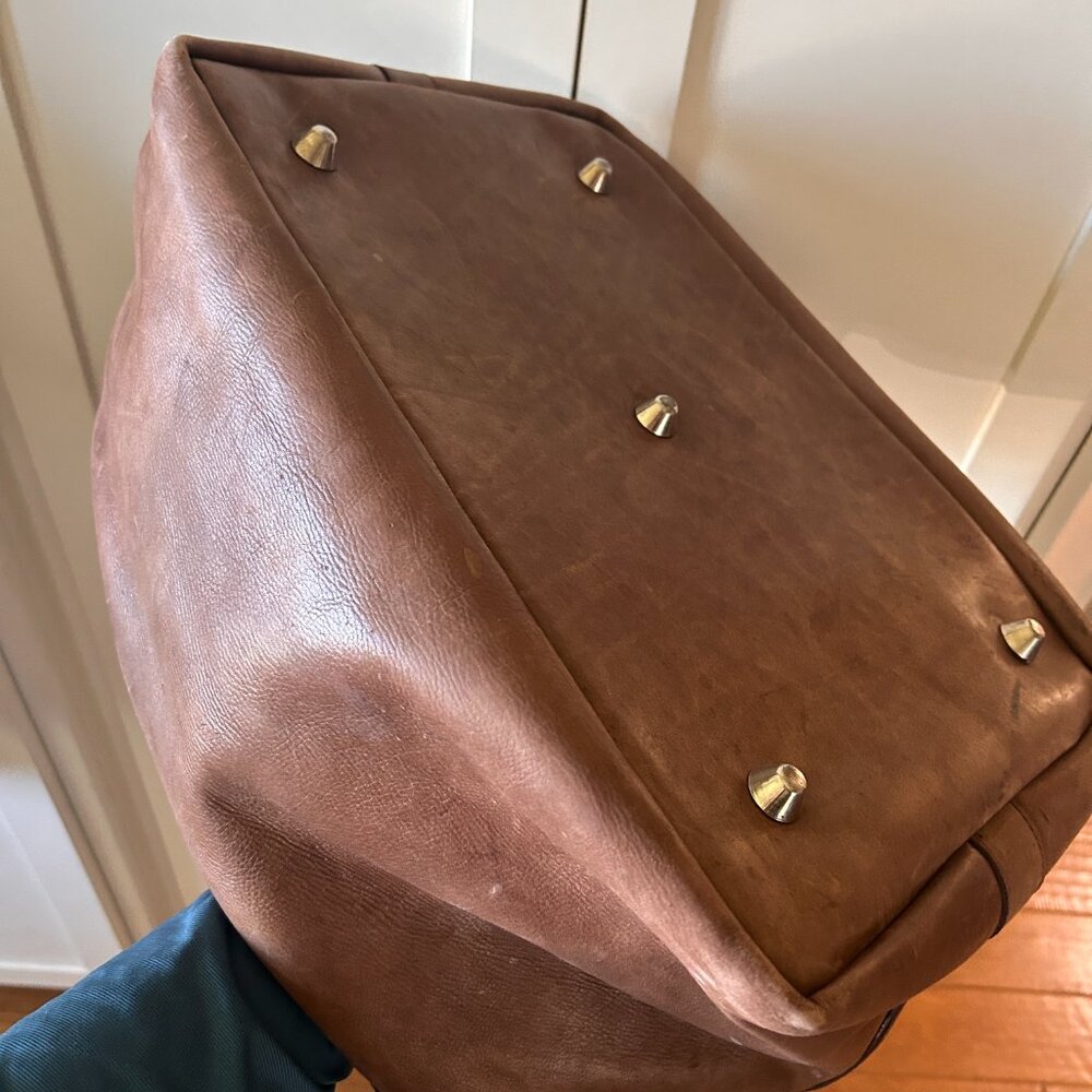 Vintage Leather-like Luggage/Carry-on/Bag - Picture 4 of 16